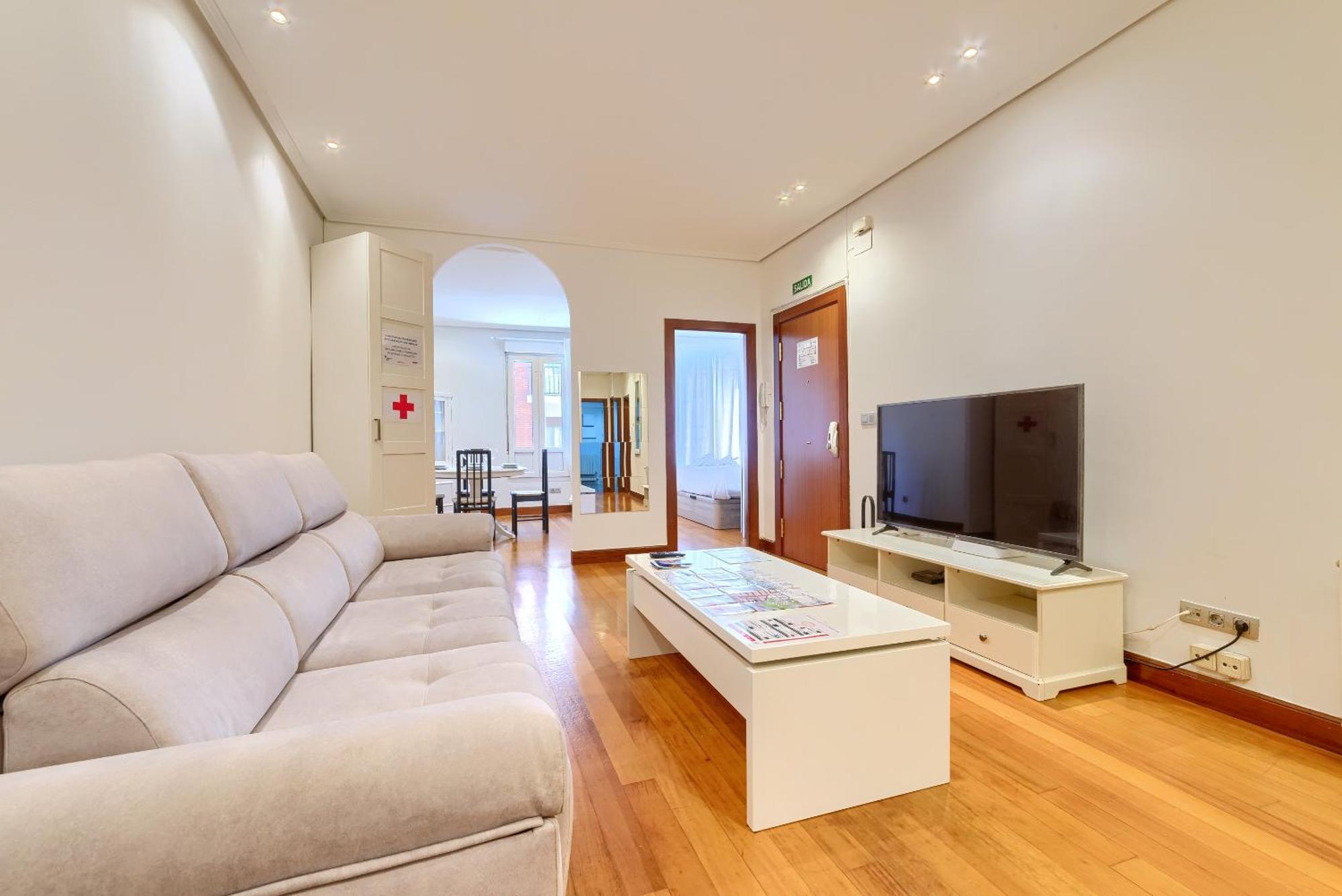 Appartamento Ayuntamiento Cerca Del Casco Viejo & Parking Bilbao Esterno foto